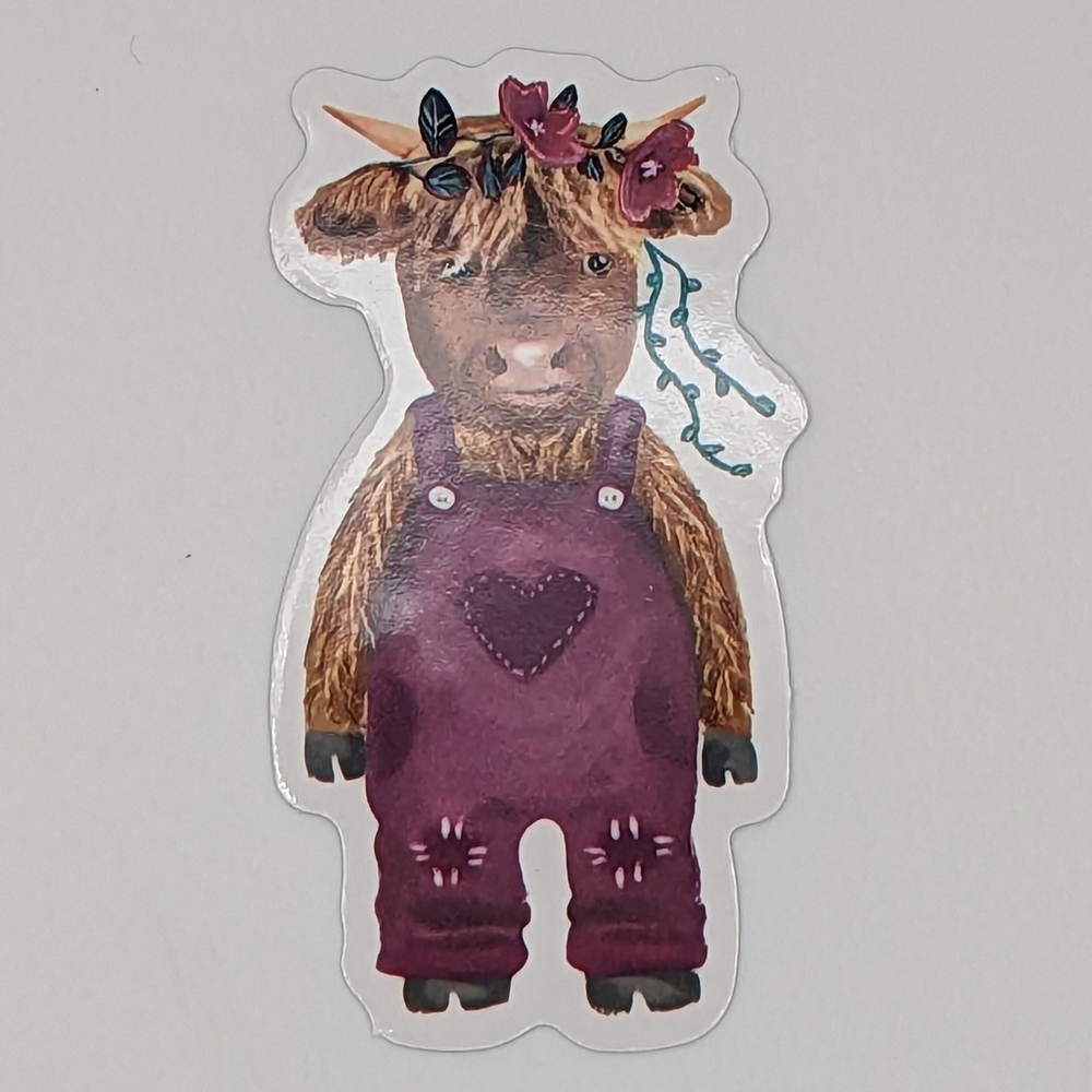 Highland Cow Sticker